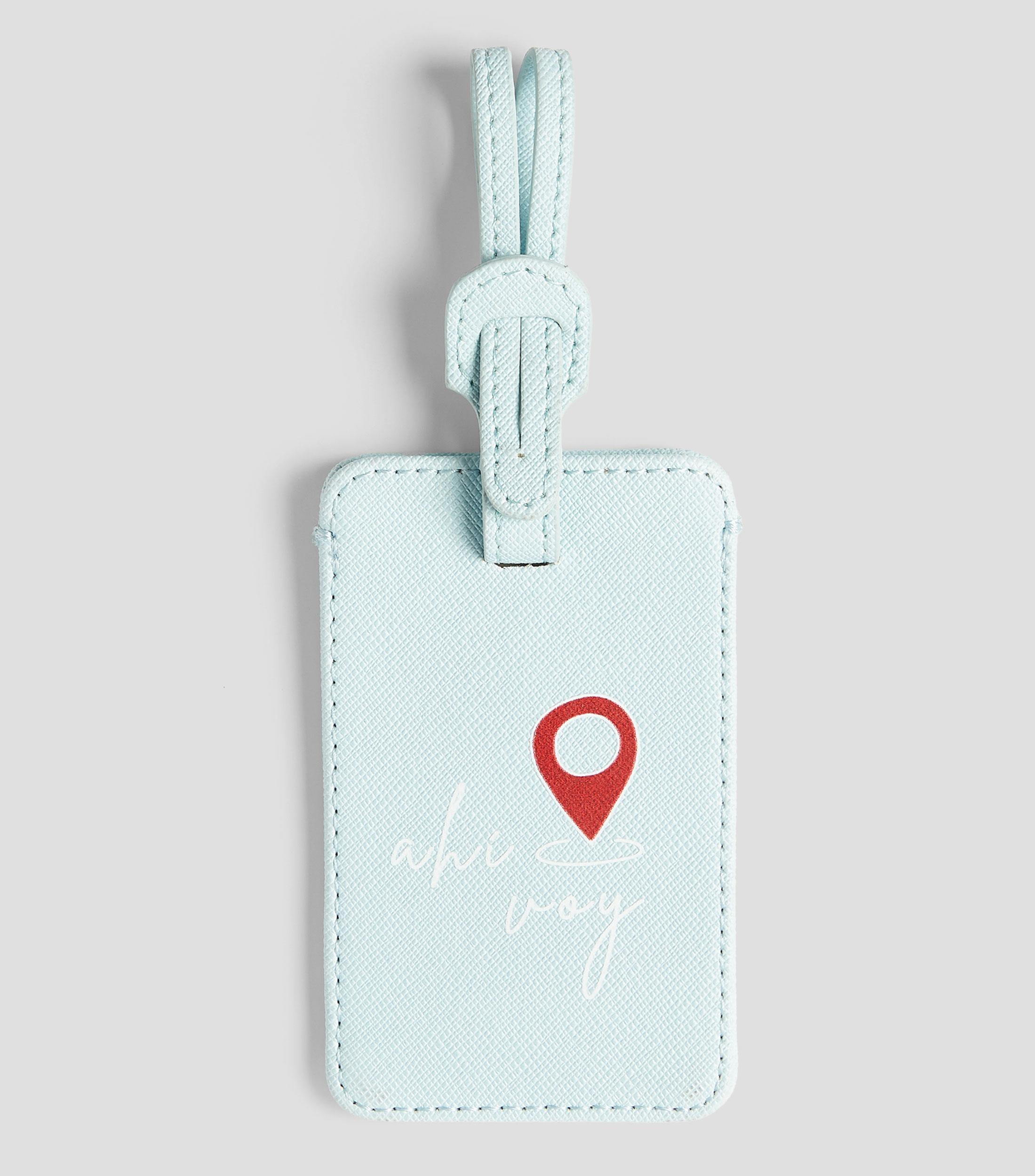 Etiqueta para maleta con estampado